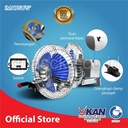 Kipas Angin DC 6 Inch 12V Kipas Jepit Mobil 6" Car Mini Fan Portable