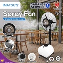Kipas Angin Embun Air 26 Inch 60 Liter Spray Fan / Misty Fan / Kipas Mist 60L