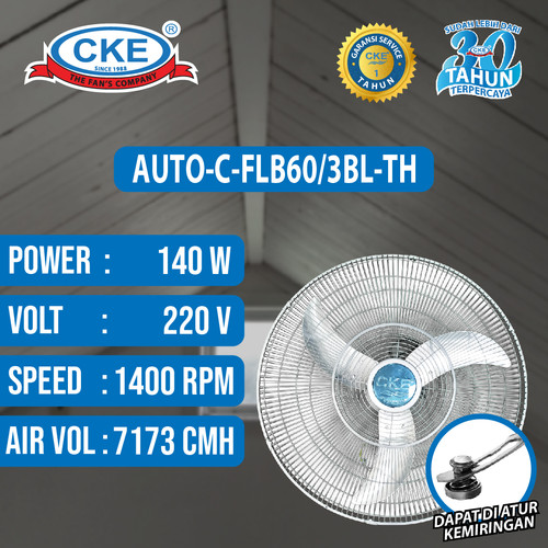 Kipas Angin Plafon Orbit / Autofan 24 Inch CKE Ceiling Orbit Fan 24" Inci Kipas Angin Gantung