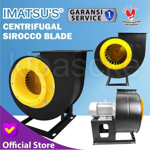 Kipas Keong Centrifugal Fan 7.5KW 7500W 380V 10HP Blower Hisap Sirocco