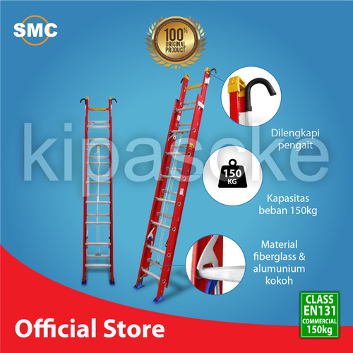 Ladder LAD-DLT-40-XX Tangga Slide FiberGlass Aluminium 4m