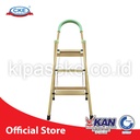Ladder LAD-HD03X- 3 Step Gold A 1.2 M Household Ladder Tangga Lipat