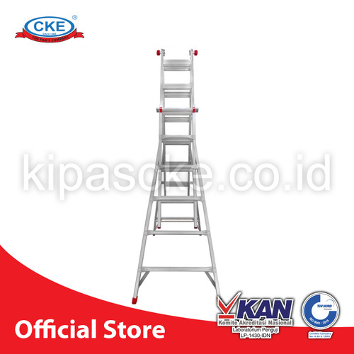 Ladder LAD-LD-6C-XX Tangga Lipat Aluminium 3.7m