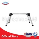 Ladder Tangga Lipat W003 2 Step Silver 50 Cm Aluminium Engsel Tahan La