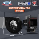 Mini Centrifugal Fan Blower 3.5 Inch 22W 220V Kipas Pendorong / Blower Keong Hisap Mini 90 CMH / 53 CFM