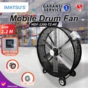 Mobile Drum Fan 1.2 Meter 120 CM Kipas Blower Drum Portable Industri