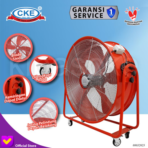 Portable Ventilator 28" Mobile Drum Fan Blower Exhaust
