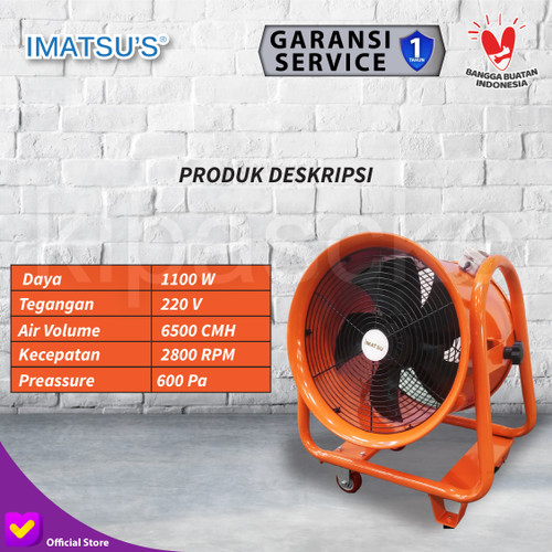 Portable Ventilator Blower Exhaust Drum Fan 16 Inch 220V Support Roda