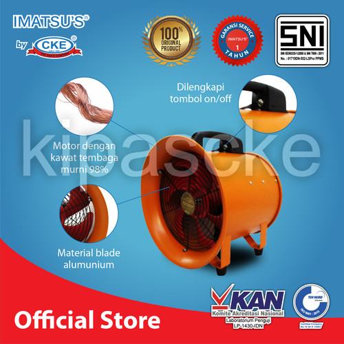 Portable Ventilator Imatsu JY-IMS 12 Inch Portabel Blower Portabel