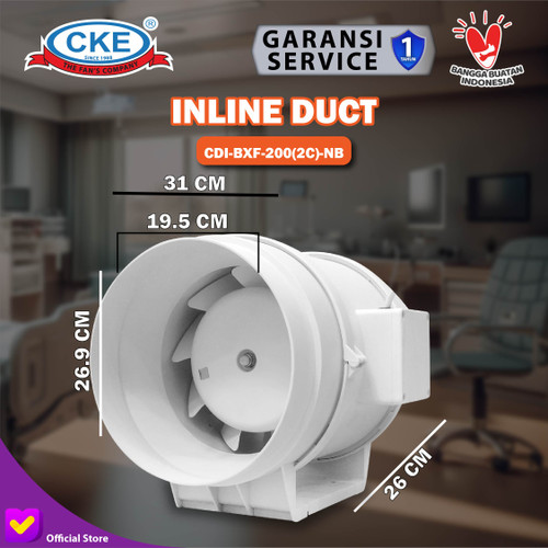 Inline Fan PP 8" Inline Duct Fan/Hydroponic fan/Mixed Flow/Extractor