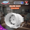 Inline Fan PP 8" Inline Duct Fan/Hydroponic fan/Mixed Flow/Extractor