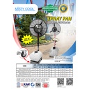 Kipas Angin Embun 30 Inch Tangki 60L Spray Fan Kipas Kabut Misty Fan