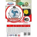 Kipas Angin Lantai 20" Inch Swing Kipas Angin Tornado Floor Fan Besi