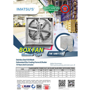 Kipas Peternakan Box Fan Axial Fan AFL-FBD(J)-IMS-FB 38 Inch 380V
