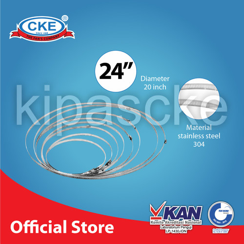 Klem 24 inch diameter 60 cm Klem Selang Klem Flexible