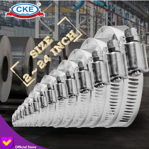 Klem Selang Hose Clamp Stainless 2 3 4 5 6 8 10 12 14 16 18 20 24 Inch