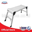 Ladder Tangga Lipat W003 2 Step Silver 50 Cm Aluminium Engsel Tahan La