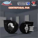 Mini Centrifugal Fan Blower 3.5 Inch 22W 220V Kipas Pendorong / Blower Keong Hisap Mini 90 CMH / 53 CFM