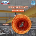 Selang Portable Blower Ventilator 24 Inch Flexible Duct Hose Exhaust Nylon 24" Selang Fleksible Ducting 5M / 10M