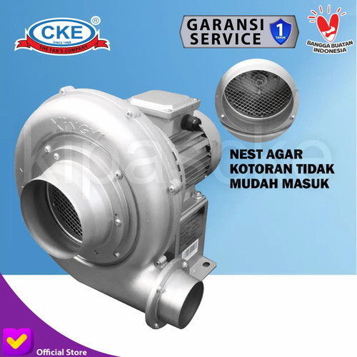 Turbo Centrifugal Fan Blower Keong Hisap Tahan Panas 10CM 400W 220V