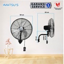 Wall Fan Curved Blade 20 Inch Kipas Angin Dinding Tembok 20" Industrial Wall Fan