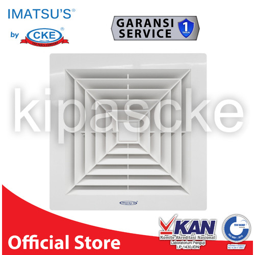 Exhaust Fan Plafon 8 Inch Ceiling Exhaust CKE Exhaust Penghisap Udara