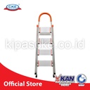 Ladder Tangga Lipat KMH0304 4 Step Silver 1.4 Meter Aluminium Engsel