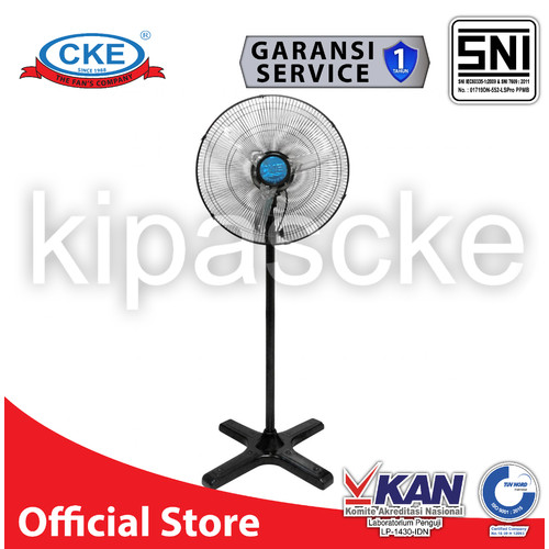 Stand Fan CKE SF-ECO-50A-TH 20 Inch Kipas Angin Berdiri Kipas Industri