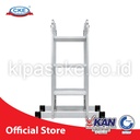 Tangga Lipat Multifungsi 3.61 Meter 3x4 Silver Multipurpose Ladder
