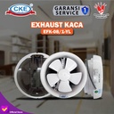 Exhaust Fan Kaca CKE 8 Inch Rumah Toilet Dapur Restoran Udara Eksos