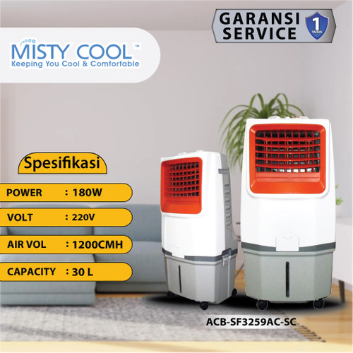 Misty Cool Air Cooler Blower SF3259AC Penyejuk Ruangan Rumah Sejuk