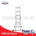 Tangga Lipat Multifungsi 3.61 Meter 3x4 Silver Multipurpose Ladder