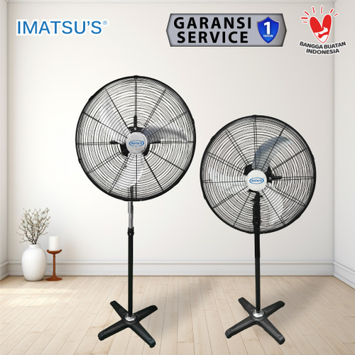 Stand Fan Curved Blade 26 Inch Kipas Angin Tumpu Berdiri 26" Industrial Standing Fan