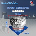 Turbin Ventilator 16 Inch Turbine Roof Fan Ventilasi Exhaust Atap Rumah Pabrik 16" IndoTurbin