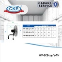 Wall Fan Curve Blade 24 Inch Kipas Angin Dinding Tembok Rumah Industri Aluminium 24" Inch Kipas Tornado Besi Aluminium