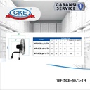 Wall Fan Curve Blade 30 Inch Kipas Angin Dinding Tembok Rumah Industri Aluminium 30" Inch Kipas Tornado Besi Aluminium