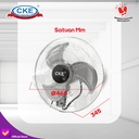 Wall Fan Remote 16 Inch Kipas Angin Dinding Tembok Remote Control 16" Tornado Fan