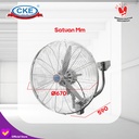 Wall Fan Remote 24 Inch Kipas Angin Dinding Tembok Remote Control 24" Industrial Fan