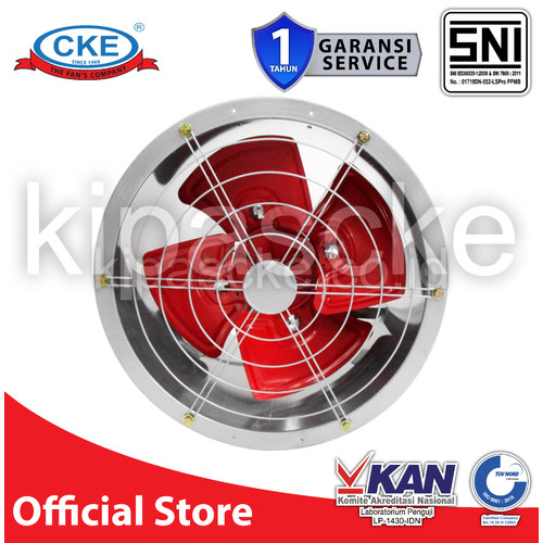 Drum Fan CKE DF-3.5G-TH 14 Inch Blower Tabung Gedung Eksos Drum