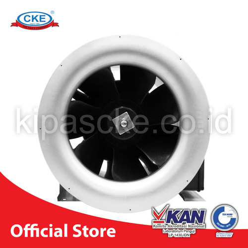 Axial Fan Direct 10" Inline Duct Fan Extractor Drum Blower Gedung