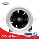 Axial Fan Direct 10" Inline Duct Fan Extractor Drum Blower Gedung