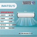Imatsu Air Curtain AC-FM-W4506-P7-CY 0.6 Meter Air Door Tirai Udara