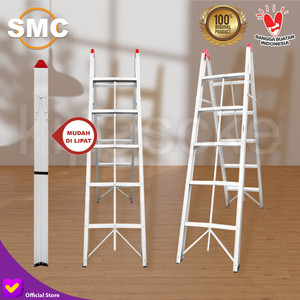 Ladder LAD-ZDT-6C-XX 6 Step Silver Bentuk A 2 Meter Tangga Lipat