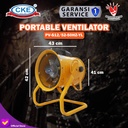 Portable Ventilator CKE PV-S12 52-50HZ 12 Inch Blower Eksos Tambang