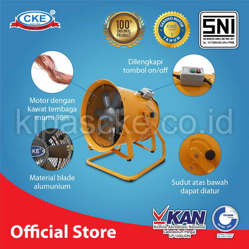 CKE Portable Ventilator PV-S18 18 Inch Blower Kipas Eksos Tambang