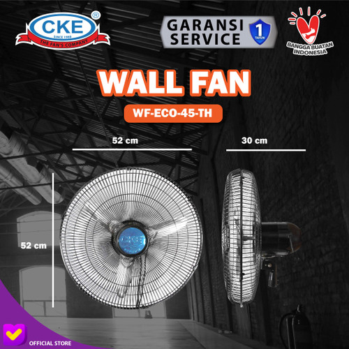 CKE Wall Fan WF-ECO-45-TH 18 Inch Kipas Angin Dinding Tembok Industri