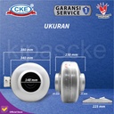 Duct Inline CKE CI-CDI150 6 Inch Inline Fan Duct Fan Blower Hisap