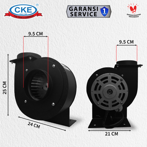 Mini Centrifugal CKE M125R 1-NO 220 VOLT Blower Fan Keong Hisap Udara