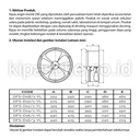 CKE Drum Fan DFS-D08 1 8 Inch Drum Fan Blower