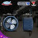 CKE Drum Fan DFS-D14 1 14 Inch Drum Fan Blower